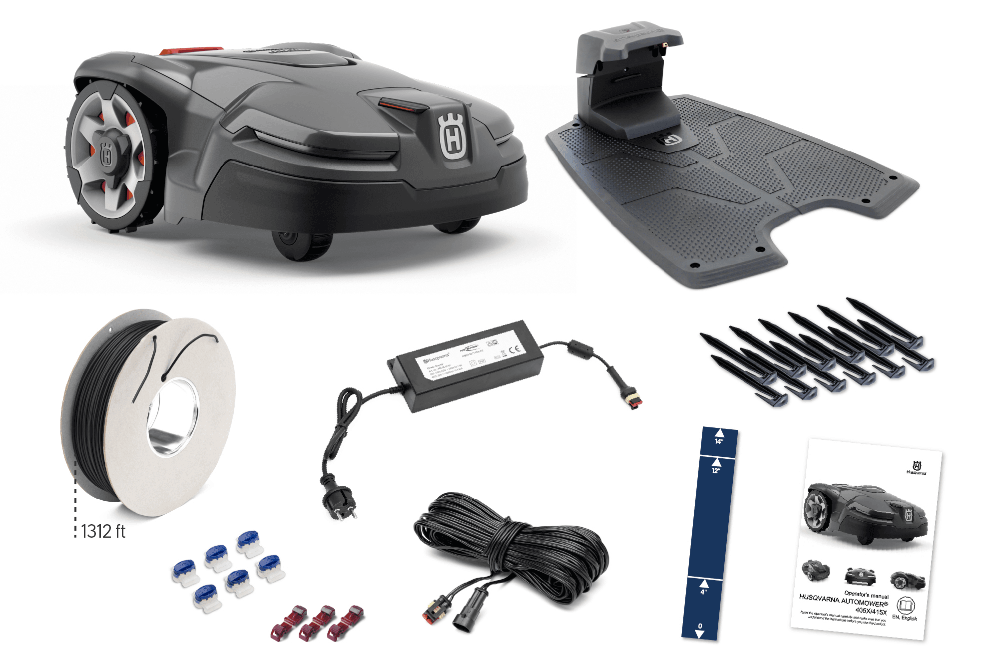 Automower® 415X with medium DIY installation kit image 4